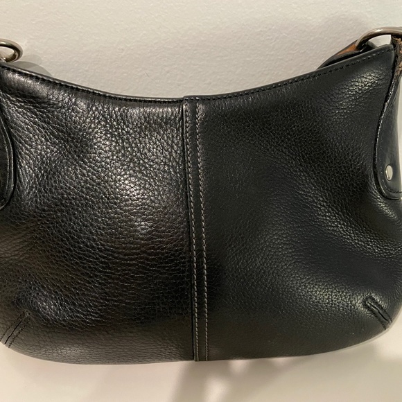 Coach Handbags - black leather coach mini bag
